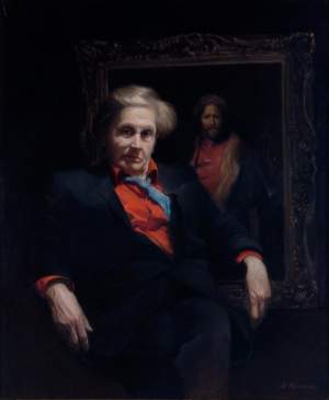 'Obsesiones de Van Dyk', Kike Meana                    ( Óleo sobre lienzo, 122 X 100 )